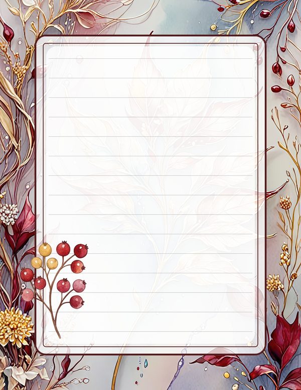 Art Journal and Planner Kit: 102 Printable Pages - Golden Autumn - Commercial Use — image 82