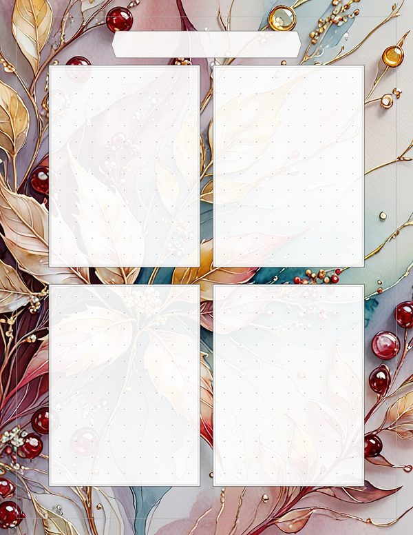 Art Journal and Planner Kit: 102 Printable Pages - Golden Autumn - Commercial Use — image 93