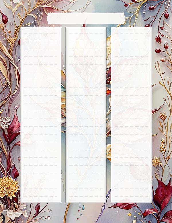 Art Journal and Planner Kit: 102 Printable Pages - Golden Autumn - Commercial Use — image 94