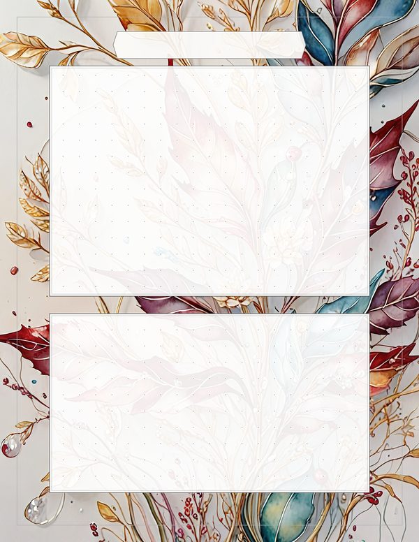 Art Journal and Planner Kit: 102 Printable Pages - Golden Autumn - Commercial Use — image 96