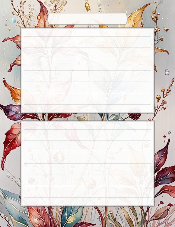 Art Journal and Planner Kit: 102 Printable Pages - Golden Autumn - Commercial Use — image 97