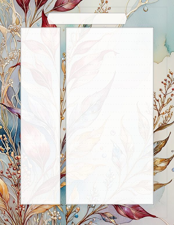 Art Journal and Planner Kit: 102 Printable Pages - Golden Autumn - Commercial Use — image 98