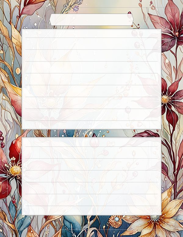 Art Journal and Planner Kit: 102 Printable Pages - Golden Autumn - Commercial Use — image 100