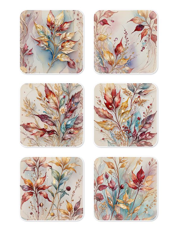 Ephemera Kit: 88 Printable Cards, Tags and Word Strips - Golden Autumn - Commercial Use — image 6