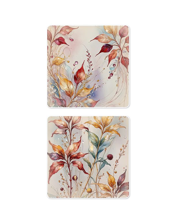 Ephemera Kit: 88 Printable Cards, Tags and Word Strips - Golden Autumn - Commercial Use — image 17