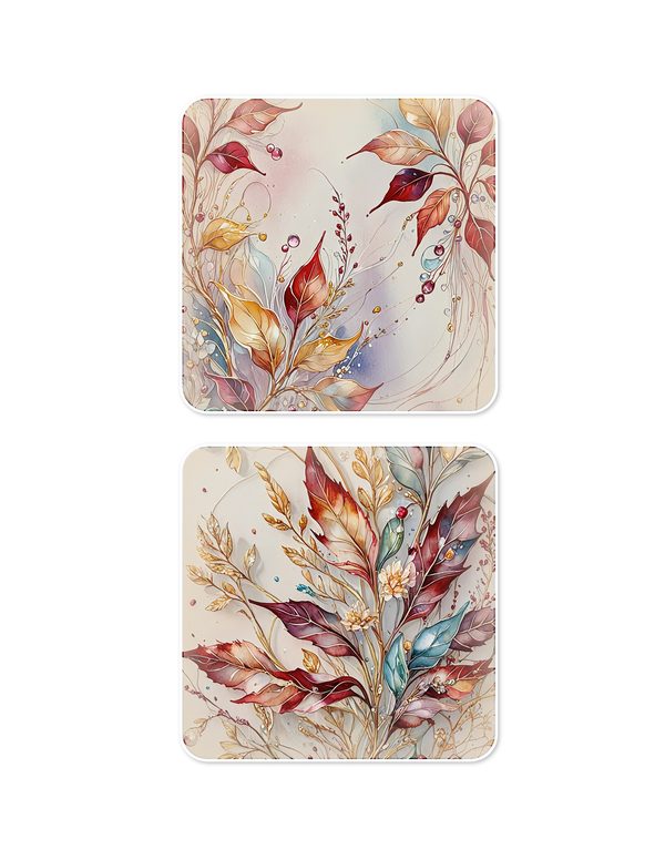 Ephemera Kit: 88 Printable Cards, Tags and Word Strips - Golden Autumn - Commercial Use — image 18