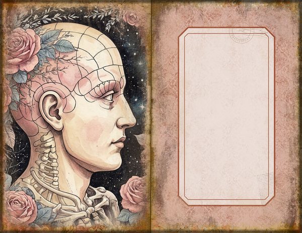 Journal Spreads: 75 Open Book Planner Pages - GOTHIC ANATOMY THEATRE - Commercial Use — image 32