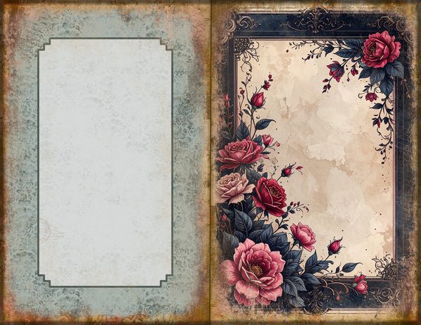 Journal Spreads: 75 Open Book Planner Pages - GOTHIC ANATOMY THEATRE - Commercial Use — image 35