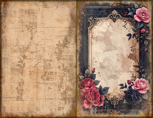 Journal Spreads: 75 Open Book Planner Pages - GOTHIC ANATOMY THEATRE - Commercial Use — image 53