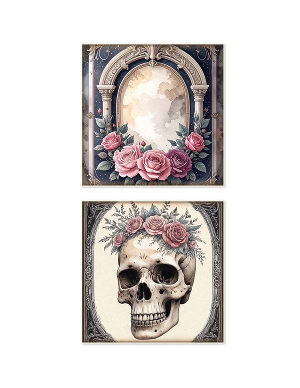 Ephemera Kit: 77 Printable Cards, Tags and Word Strips - GOTHIC ANATOMY THEATRE - Commercial Use — image 6