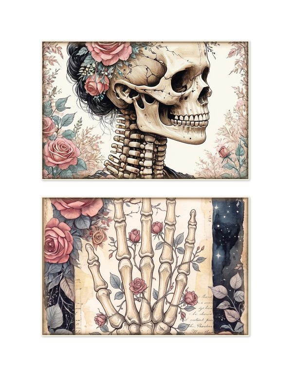 Ephemera Kit: 77 Printable Cards, Tags and Word Strips - GOTHIC ANATOMY THEATRE - Commercial Use — image 7