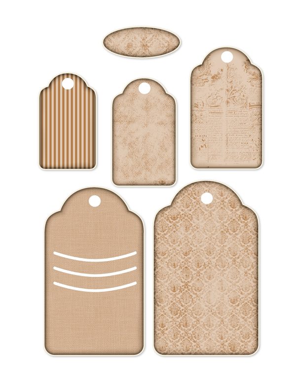 Ephemera Kit: 77 Printable Cards, Tags and Word Strips - GOTHIC ANATOMY THEATRE - Commercial Use — image 30