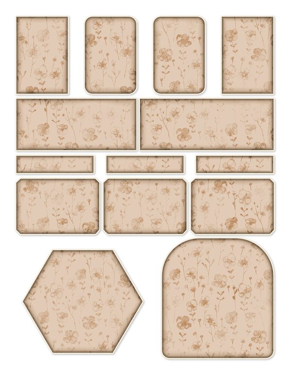 Ephemera Kit: 77 Printable Cards, Tags and Word Strips - GOTHIC ANATOMY THEATRE - Commercial Use — image 65