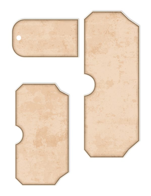 Ephemera Kit: 77 Printable Cards, Tags and Word Strips - GOTHIC ANATOMY THEATRE - Commercial Use — image 71