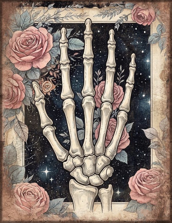 Art Journal and Planner Kit: 150 Printable Pages - GOTHIC ANATOMY THEATRE - Commercial Use — image 1
