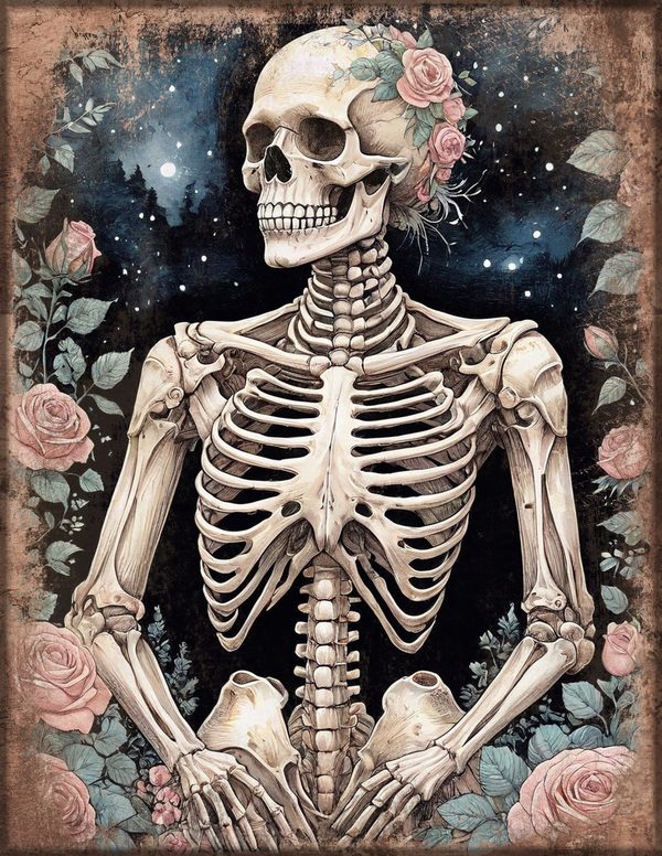 Art Journal and Planner Kit: 150 Printable Pages - GOTHIC ANATOMY THEATRE - Commercial Use — image 3
