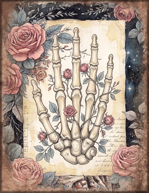 Art Journal and Planner Kit: 150 Printable Pages - GOTHIC ANATOMY THEATRE - Commercial Use — image 9