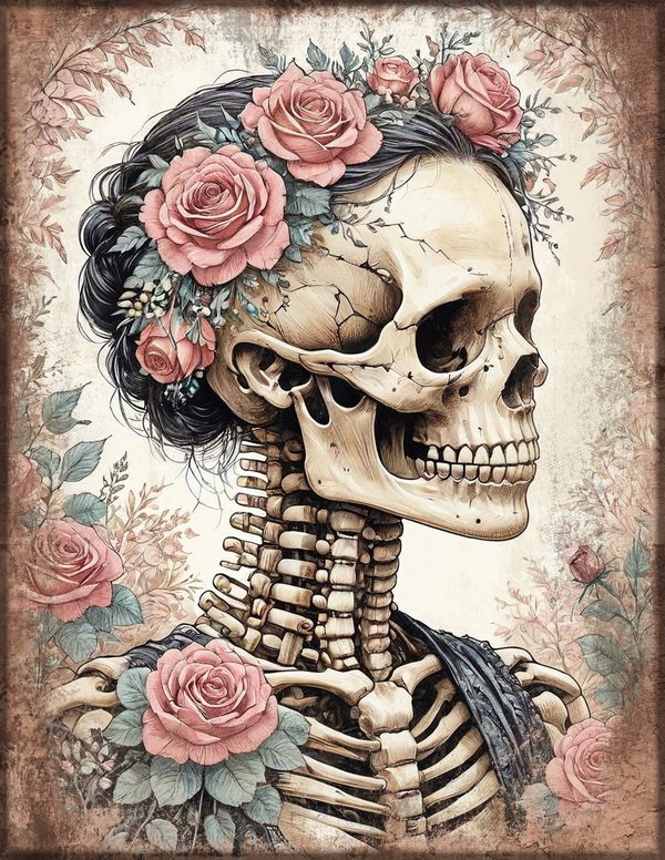 Art Journal and Planner Kit: 150 Printable Pages - GOTHIC ANATOMY THEATRE - Commercial Use — image 10