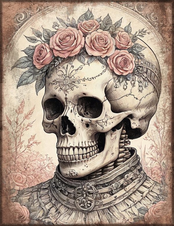 Art Journal and Planner Kit: 150 Printable Pages - GOTHIC ANATOMY THEATRE - Commercial Use — image 11