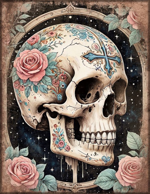 Art Journal and Planner Kit: 150 Printable Pages - GOTHIC ANATOMY THEATRE - Commercial Use — image 12
