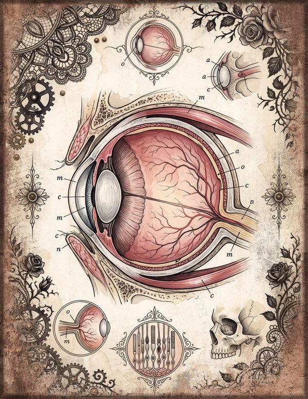 Art Journal and Planner Kit: 150 Printable Pages - GOTHIC ANATOMY THEATRE - Commercial Use — image 14