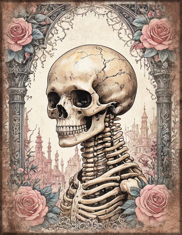 Art Journal and Planner Kit: 150 Printable Pages - GOTHIC ANATOMY THEATRE - Commercial Use — image 18