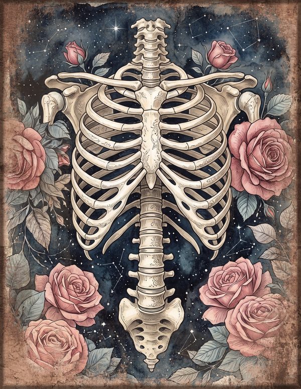 Art Journal and Planner Kit: 150 Printable Pages - GOTHIC ANATOMY THEATRE - Commercial Use — image 21