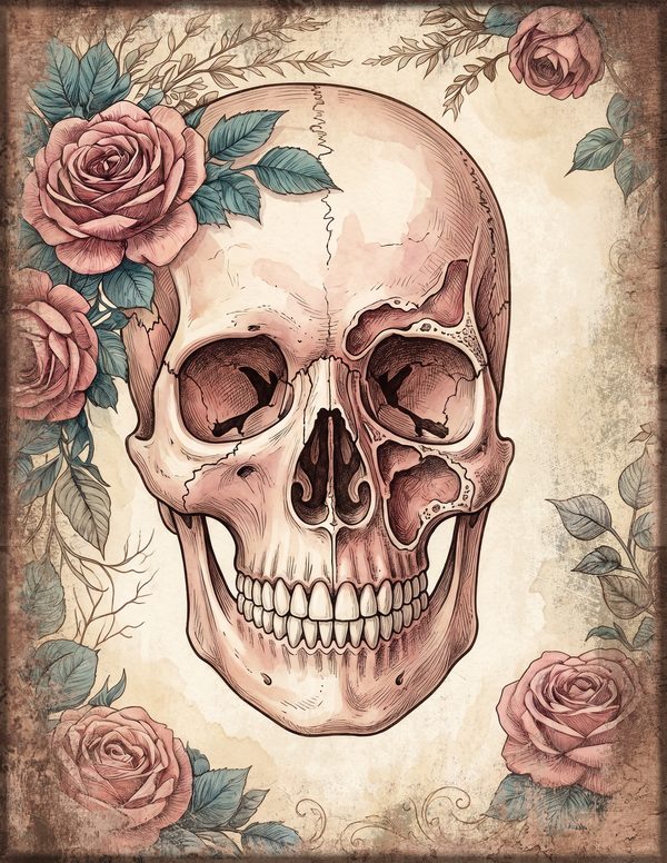 Art Journal and Planner Kit: 150 Printable Pages - GOTHIC ANATOMY THEATRE - Commercial Use — image 30