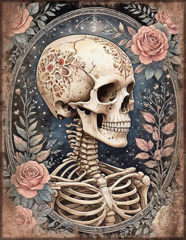 Art Journal and Planner Kit: 150 Printable Pages - GOTHIC ANATOMY THEATRE - Commercial Use — image 37