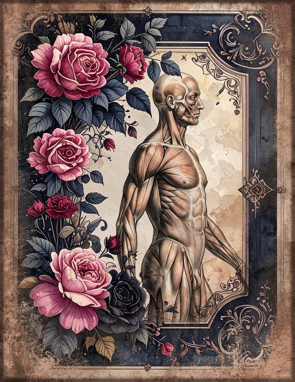 Art Journal and Planner Kit: 150 Printable Pages - GOTHIC ANATOMY THEATRE - Commercial Use — image 38