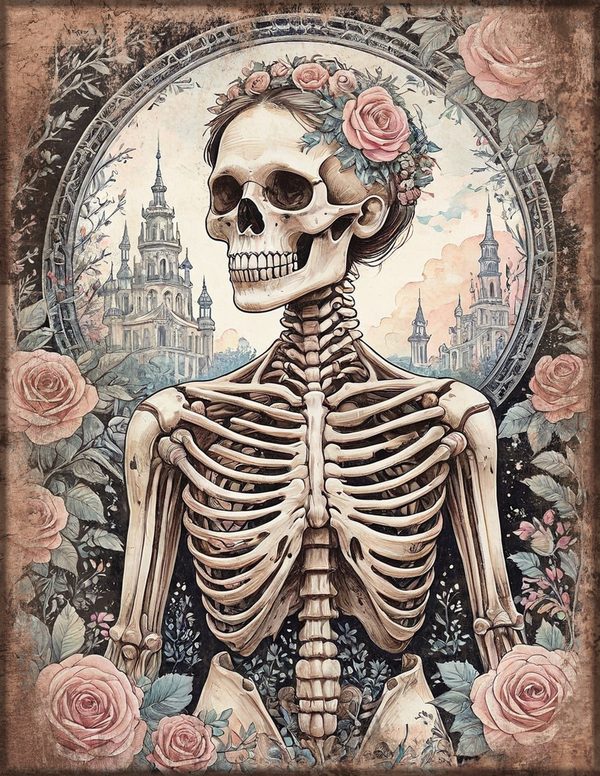 Art Journal and Planner Kit: 150 Printable Pages - GOTHIC ANATOMY THEATRE - Commercial Use — image 39