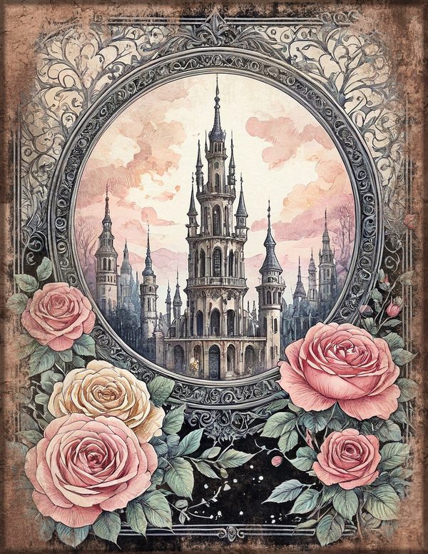 Art Journal and Planner Kit: 150 Printable Pages - GOTHIC ANATOMY THEATRE - Commercial Use — image 43