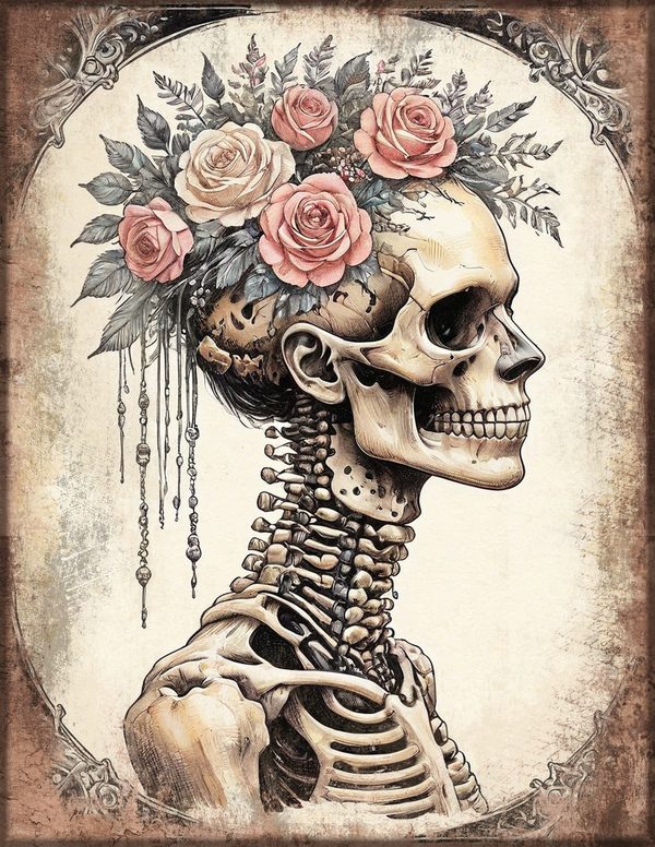 Art Journal and Planner Kit: 150 Printable Pages - GOTHIC ANATOMY THEATRE - Commercial Use — image 49