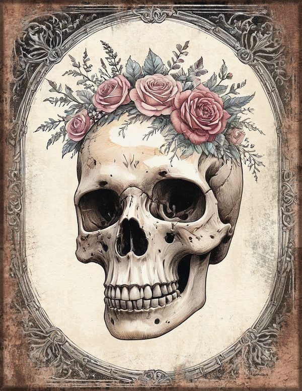 Art Journal and Planner Kit: 150 Printable Pages - GOTHIC ANATOMY THEATRE - Commercial Use — image 50