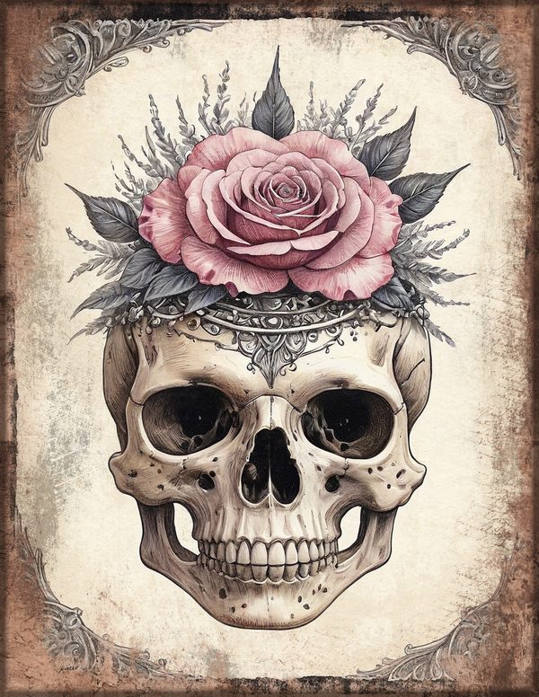 Art Journal and Planner Kit: 150 Printable Pages - GOTHIC ANATOMY THEATRE - Commercial Use — image 53