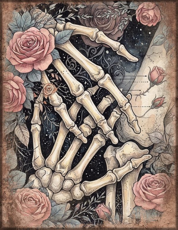 Art Journal and Planner Kit: 150 Printable Pages - GOTHIC ANATOMY THEATRE - Commercial Use — image 54