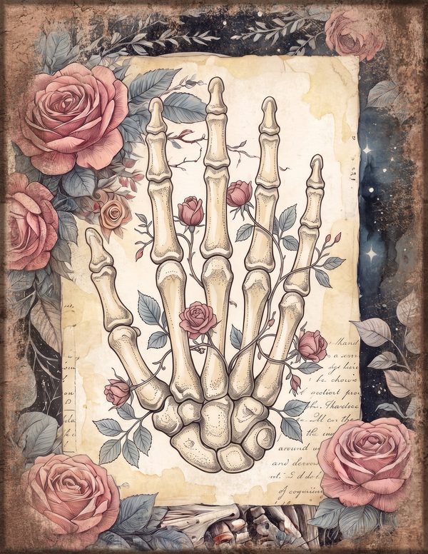 Art Journal and Planner Kit: 150 Printable Pages - GOTHIC ANATOMY THEATRE - Commercial Use — image 59