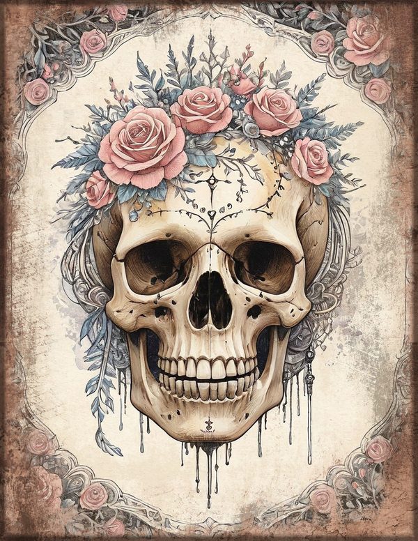Art Journal and Planner Kit: 150 Printable Pages - GOTHIC ANATOMY THEATRE - Commercial Use — image 66