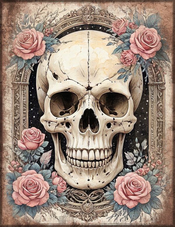 Art Journal and Planner Kit: 150 Printable Pages - GOTHIC ANATOMY THEATRE - Commercial Use — image 68