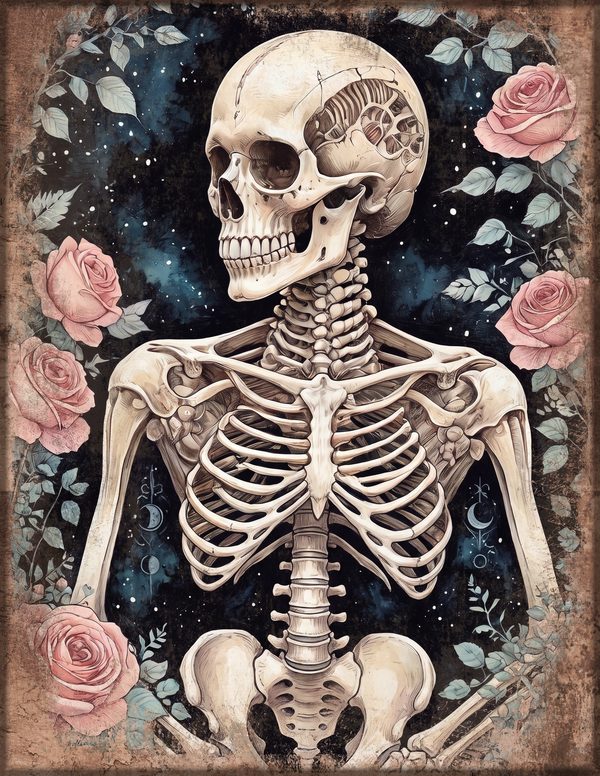 Art Journal and Planner Kit: 150 Printable Pages - GOTHIC ANATOMY THEATRE - Commercial Use — image 69