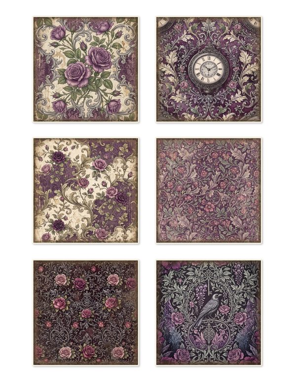 Ephemera Kit: 77 Printable Cards, Tags and Word Strips - RAVEN AND ROSE - Commercial Use — image 12