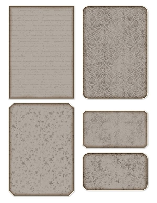 Ephemera Kit: 77 Printable Cards, Tags and Word Strips - RAVEN AND ROSE - Commercial Use — image 28
