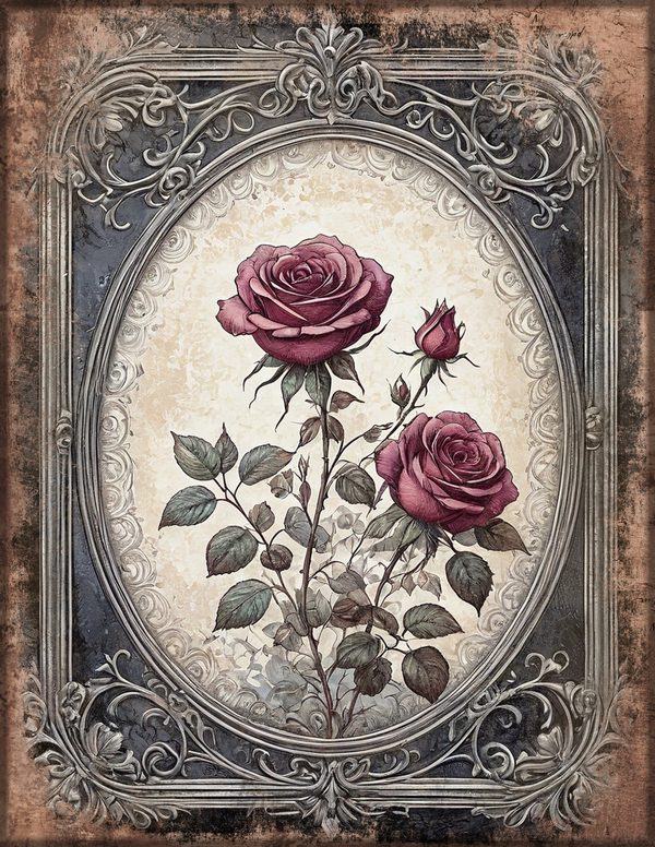 Art Journal and Planner Kit: 150 Printable Pages - RAVEN AND ROSE - Commercial Use — image 4