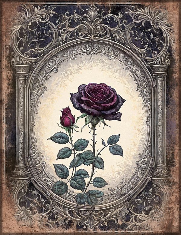 Art Journal and Planner Kit: 150 Printable Pages - RAVEN AND ROSE - Commercial Use — image 9