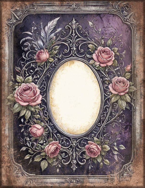 Art Journal and Planner Kit: 150 Printable Pages - RAVEN AND ROSE - Commercial Use — image 10