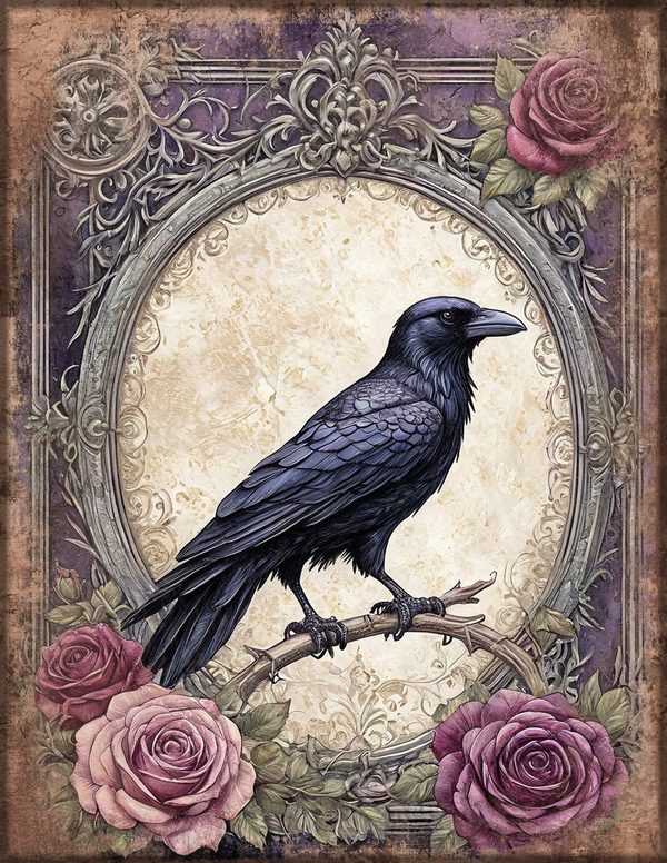 Art Journal and Planner Kit: 150 Printable Pages - RAVEN AND ROSE - Commercial Use — image 11