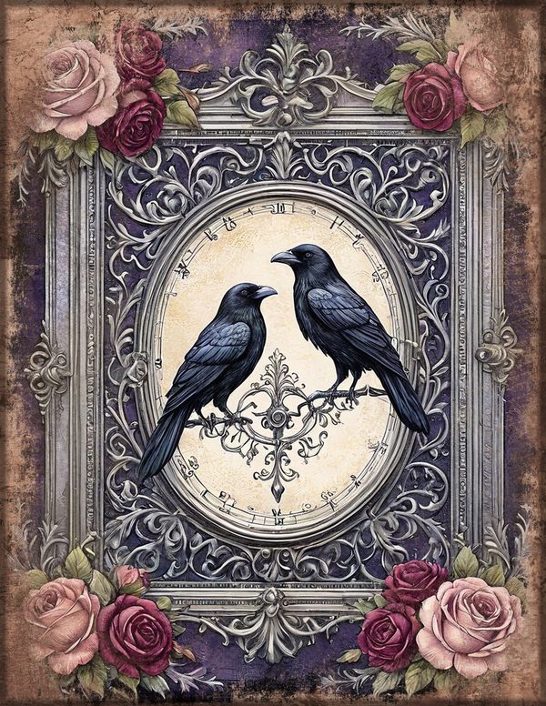 Art Journal and Planner Kit: 150 Printable Pages - RAVEN AND ROSE - Commercial Use — image 19
