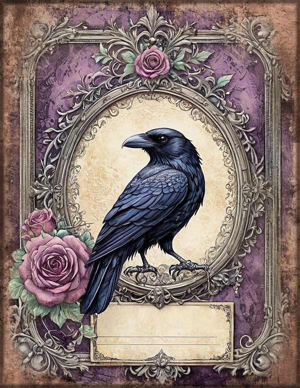Art Journal and Planner Kit: 150 Printable Pages - RAVEN AND ROSE - Commercial Use — image 20