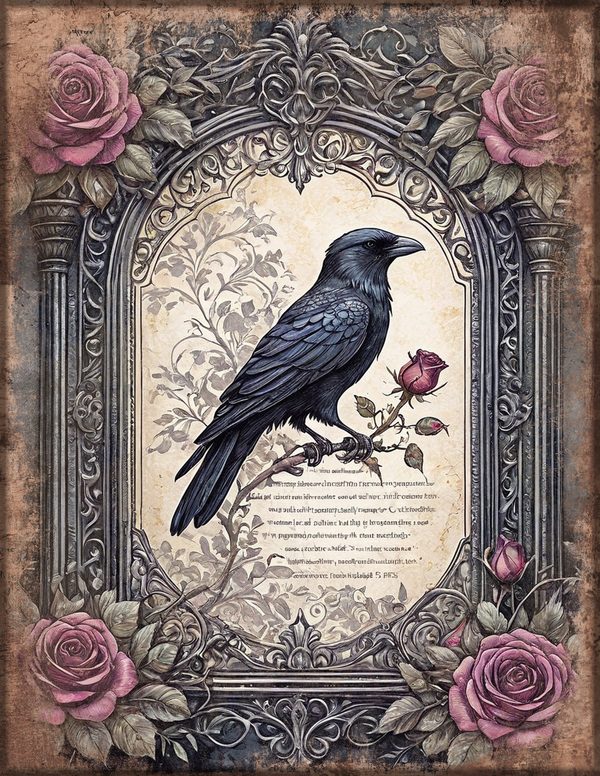 Art Journal and Planner Kit: 150 Printable Pages - RAVEN AND ROSE - Commercial Use — image 31
