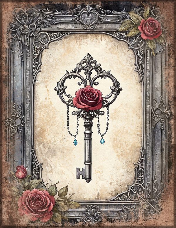 Art Journal and Planner Kit: 150 Printable Pages - RAVEN AND ROSE - Commercial Use — image 34
